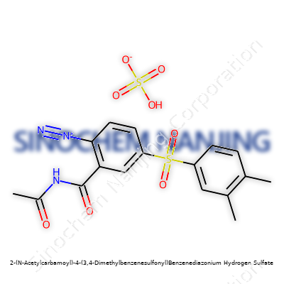 2-(N-Acetylcarbamoyl)-4-(3,4-Dimethylbenzenesulfonyl)Benzenediazonium Hydrogen Sulfate